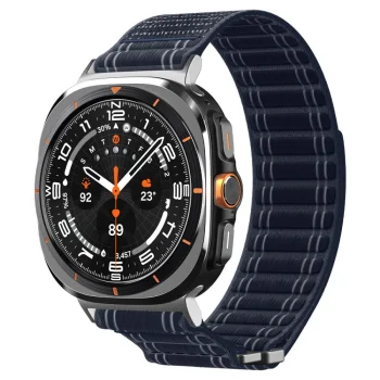 Laikrodžio dirželis Spigen WBF0, Samsung Galaxy Watch Ultra 47mm, tamsiai mėlynas