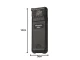 Portable Mosquito Repeller with USB-C and 6 Refill Mats, Black