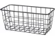 Hanging Metal Organizer Basket, Black