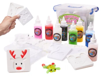 3D Crystal Glue Creative Figure Making Set, 26 Pieces