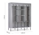 Massido Textile Closet, Gray