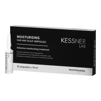 Kessner LAB Moisturising Scalp and Hair Ampoules, 10 x 10 ml