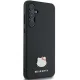 Hello Kitty Samsung Galaxy A55 Case Metal Logo Kitty Head, Black