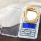 Digital Pocket Scale 500g 0.1g Precision Jewelry Gram Scale, Silver