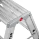 Hailo Master D80 Double-Sided Folding Step Stool, 2 x 2 Steps