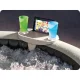 Intex SPA LED Cup Holder with Tablet / Phone Slot, Beige