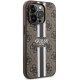 Guess iPhone 15 Pro Case 4G Printed Stripes MagSafe, Brown