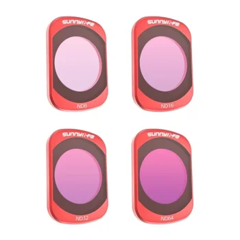 Sunnylife ND Filter Set for Osmo Pocket 4 / 3 (ND8, ND16, ND32, ND64)