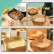 Disposable Air Fryer Paper Liners 50 Pcs Non-Stick, brown