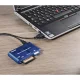 Hama 55348 USB 2.0 35-in-1 Multi Card Reader, Blue