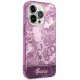Guess Porcelain Collection Case for iPhone 14 Pro Max - Fuchsia