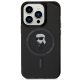 Karl Lagerfeld iPhone 15 Pro Max Case IML Ikonik MagSafe, Black
