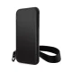 Karl Lagerfeld iPhone 11 / XR Case Monogram Losange Saffiano, Black