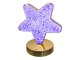 LED RGB galda naktslampiņa zvaigznes formā, USB