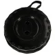 Folding Telescopic Camping Stool Black 200kg