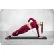 Neo-Sport Thick Exercise Mat with Hanging Holes 183 x 60 cm 192000, black
