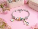 Kids Jewelry Making Kit for Bracelets and Necklaces with Charms Box, 66 Pcs
