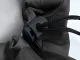 Tourist Sleeping Bag with Hood and Carry Bag, Black