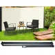 Retractable Side Awning, Light Beige, 350x170cm