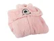 Warm Oversize Blanket Hoodie 2-in-1 with Hood, Pink