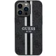 Guess iPhone 13 / 13 Pro Case 4G Printed Stripes MagSafe, Black