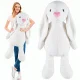 White Plush Bunny Soft Toy, 120 cm