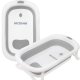 Nicekids Folding Baby Bathtub, Grey/White