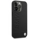 BMW iPhone 14 Pro Max Case Leather Stamp, Black