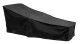 Waterproof Garden Lounger Cover, Black