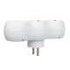 Maclean MCE339 E 2-Way Socket Adapter with USB A/C