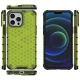 Honeycomb Armor Case with TPU Bumper for iPhone 13 Pro Max, Green