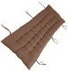 Outdoor Chaise Lounge Cushion 165x50 cm, Brown