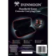 Dunmoon 19379 Protective Case for Portable Console, Black/Red