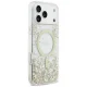 Guess Resin Bottom Glitter MagSafe Case for iPhone 17 Pro Max Gold