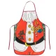 Ruhhy Christmas Apron, Santa Claus, 92x51 cm