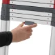 Hailo Master T100 Telescopic Ladder, 11 Steps