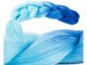 Synthetic Ombre Hair Braids, Blue