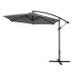 MultiGarden 3m Cantilever Patio Umbrella with Tilt & Crank, Grey