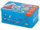 Ikonka KX6018 Kids Puzzle in Metal Tin, Vehicles, 48 Pieces