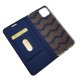 Google Pixel 4 Magnetic Adsorption Leather Card Holder Case Cover, Blue