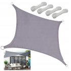 Garden Patio Waterproof Sun Shade Sail Awning Canopy 4x3m, Gray