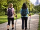 Verk Group Nordic Walking and Trekking Poles with Tips and Bag, Red