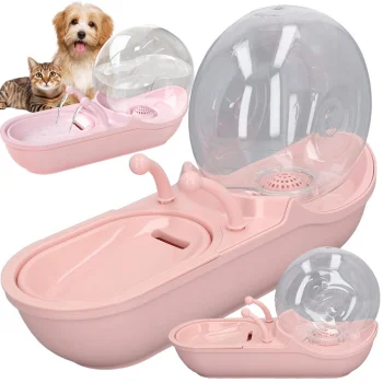Automatic Pet Water Dispenser for Dogs and Cats, Water Fountain with Filter, Snail Design