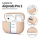Tech-Protect Silicone Case for Apple AirPods Pro 1 / 2, Beige