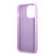 Guess iPhone 13 Pro Max vāciņš Saffiano 4G Small Metal Logo Violets