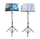 Saliekams Nošu Pults Statīvs Turētājs Paliktnis + Soma | Conductors Stand Music Book Holder