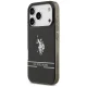 U.S. Polo Assn. iPhone 17 Pro Case DH and Bottom Stripe Logo MagSafe, Black