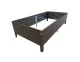 Raised Garden Bed Klasika Woodlook, 1500x750x300mm, Brown