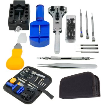 Watchmaker Tool Set for Watch Repair with Case