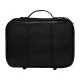 Hairdresser and Barber Tool Case Organizer, Black Fabric